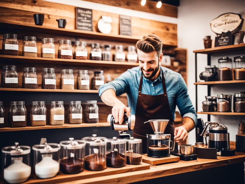 tienda de café gourmet