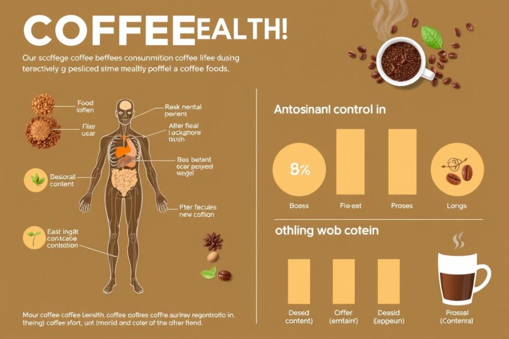 Infografía sobre los beneficios del café para la salud